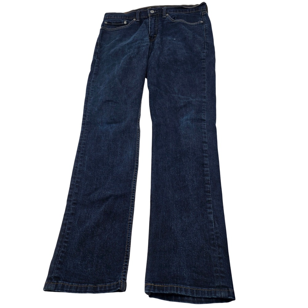Classic Levi's 511 Slim Fit‎ Jeans M 34x34 Dark Wash Blue Denim Pants Streetwear